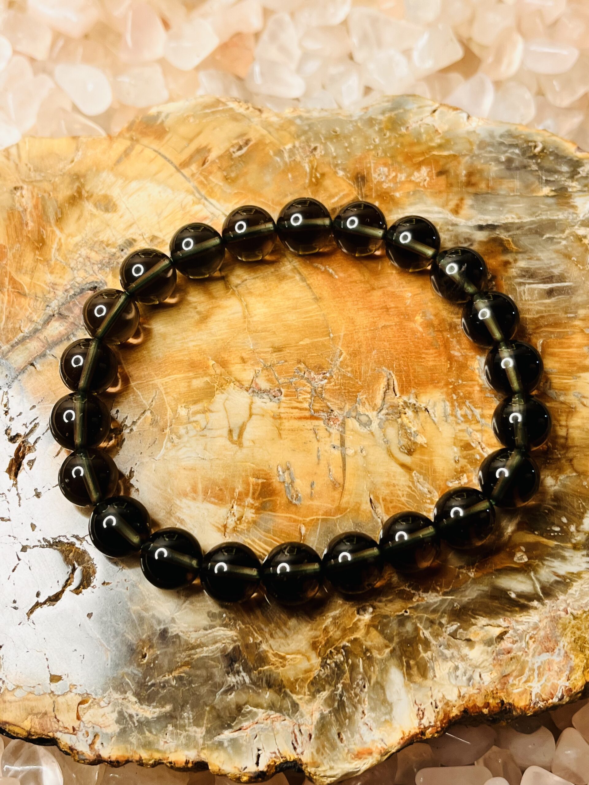 smoky quartz bracelet
