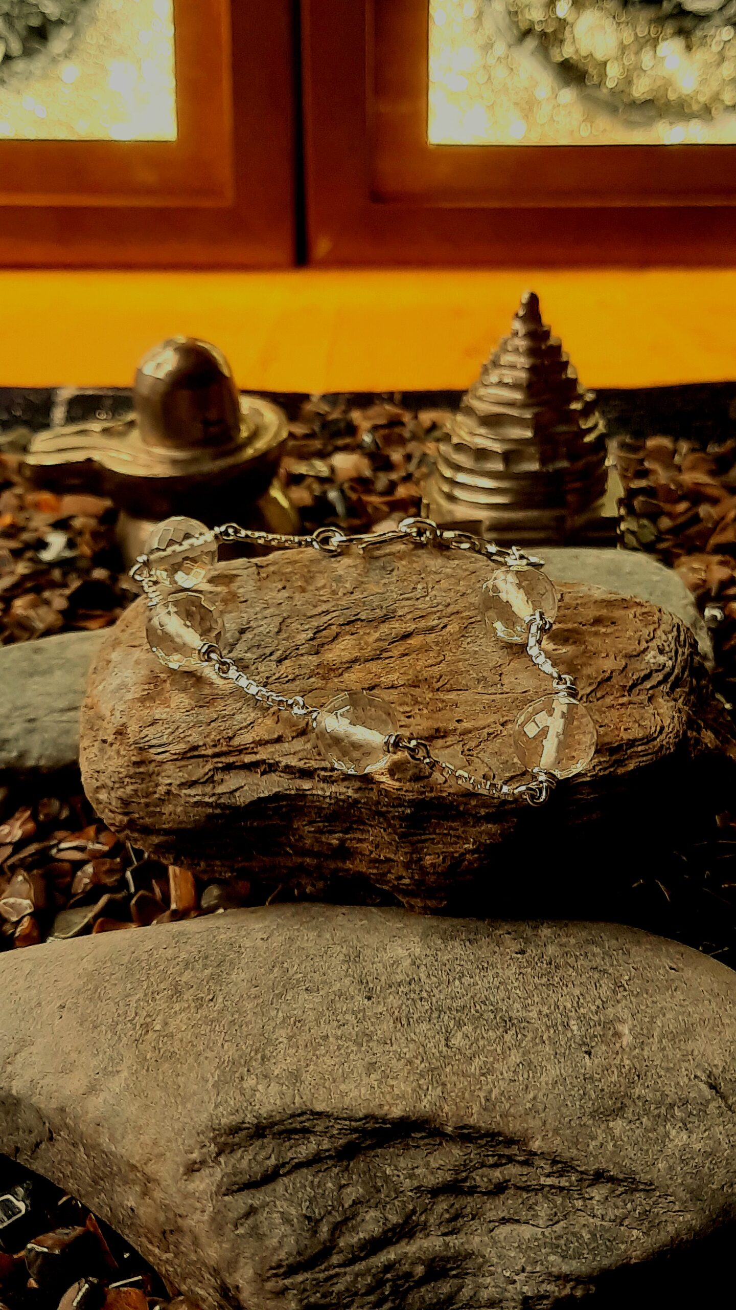Clear Quartz Silver Bracelet - Image 3