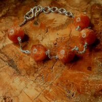 sunstone silver bracelet